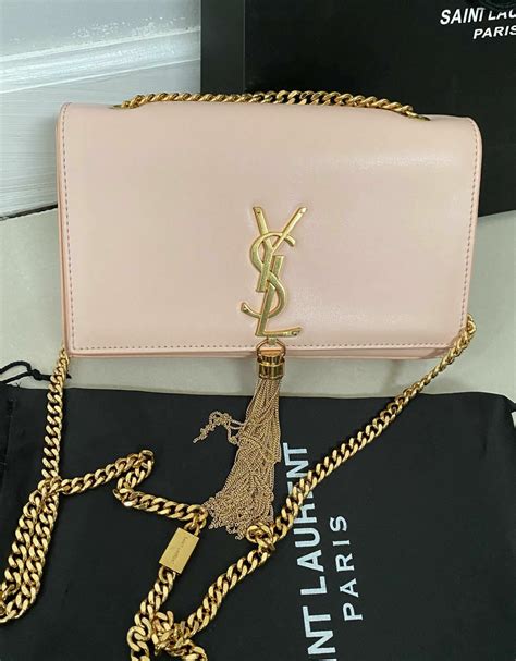 ysl tassel bag pink|YSL handbags with tassel.